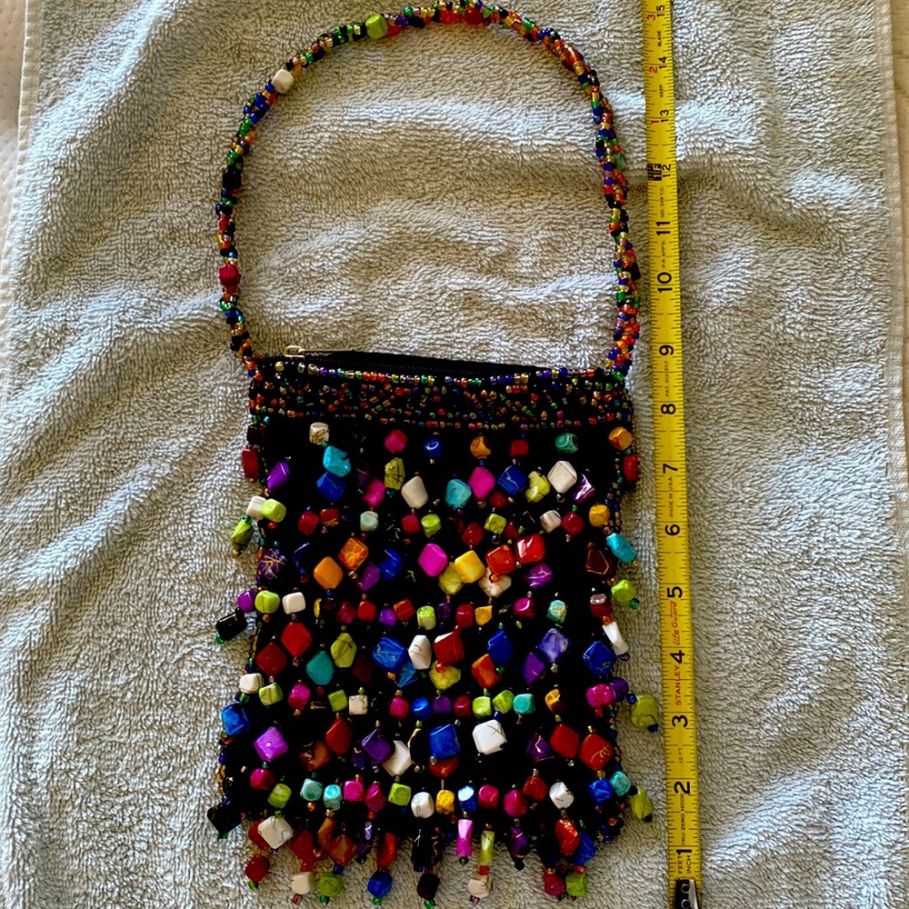 Beaded evening bag